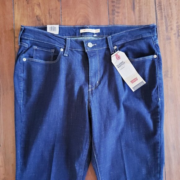 Levi's 415 Classic Boot Cut Sculpt Hypersoft Women Stretch Denim Jeans Size 16W - Picture 5 of 16